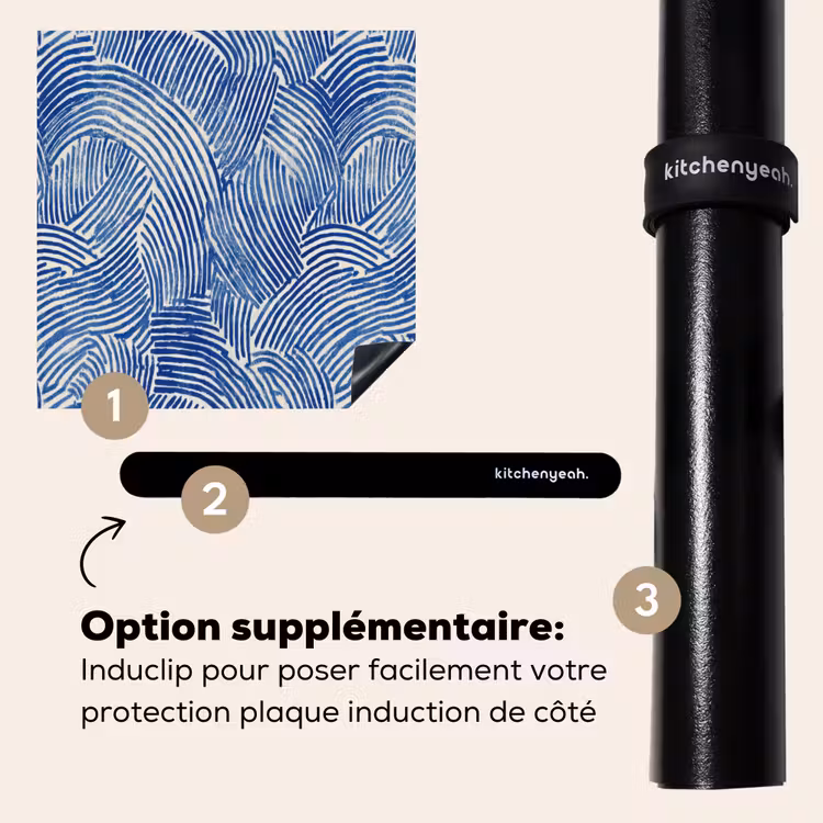 Protection plaque induction - Moderne - Abstrait - Bleu — 8