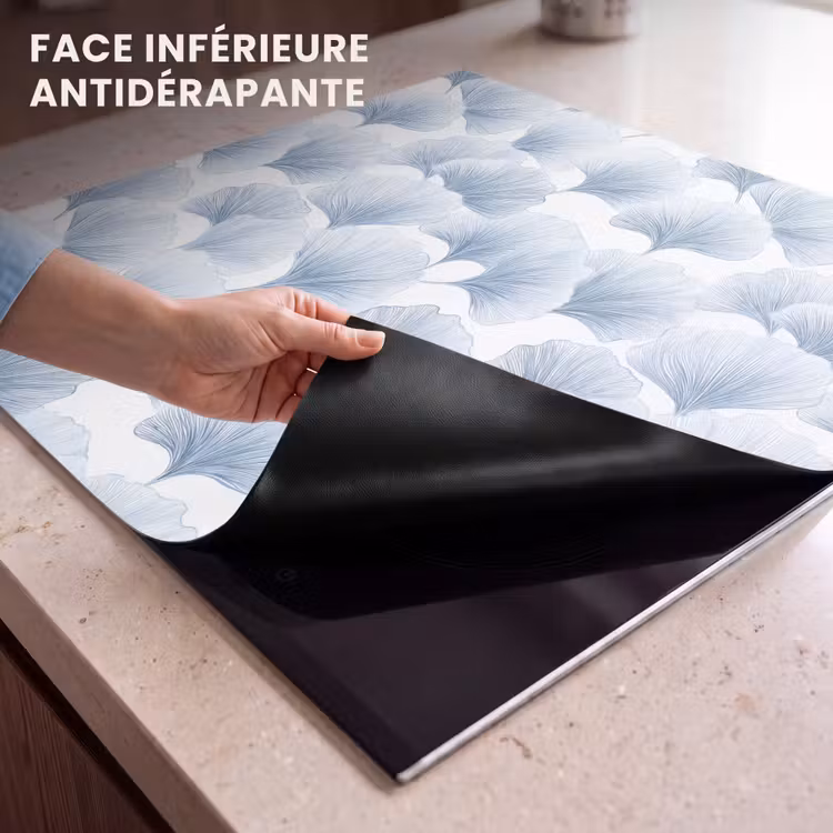 Protection plaque induction - Ventilateur - Moderne - Bleu — 7