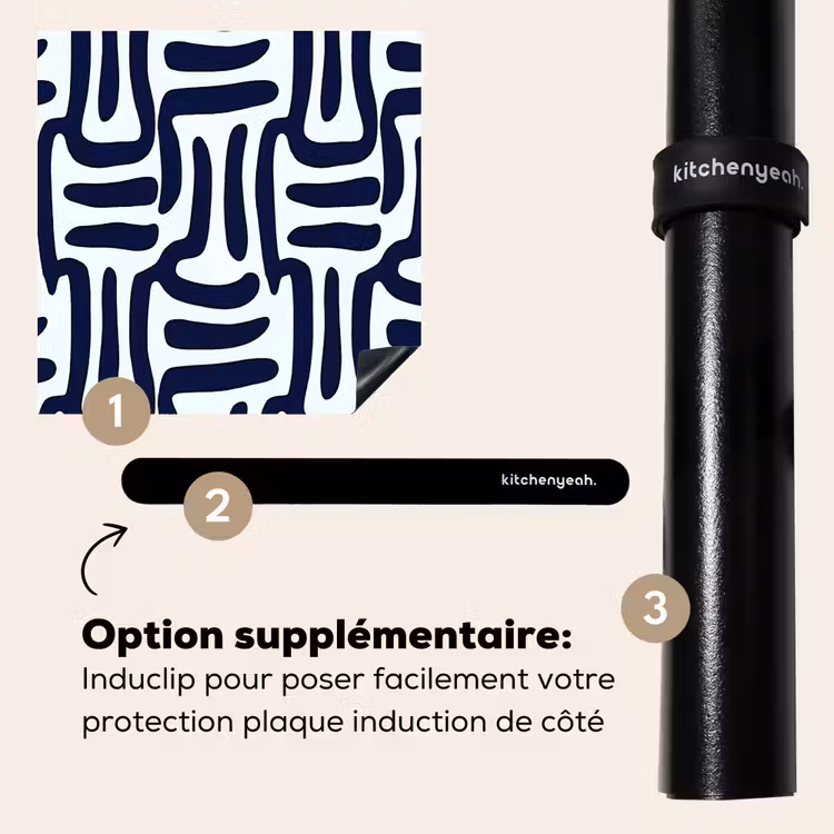 Protection plaque induction - Abstrait - Moderne - Bleu — 8