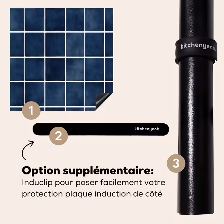 Protection plaque induction - Carrelage - Moderne - Bleu — 8