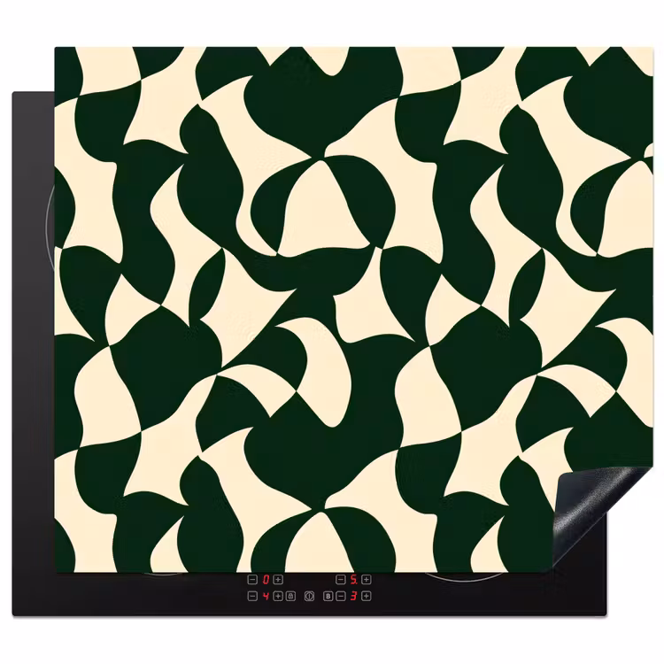 Protection plaque induction - Vert - Surfaces organiques - Crème — 1