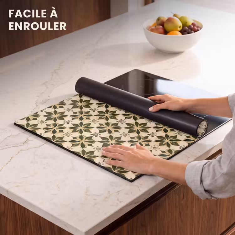 Protection plaque induction - Carrelage - Motif - Vert — 6