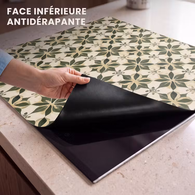 Protection plaque induction - Carrelage - Motif - Vert — 7