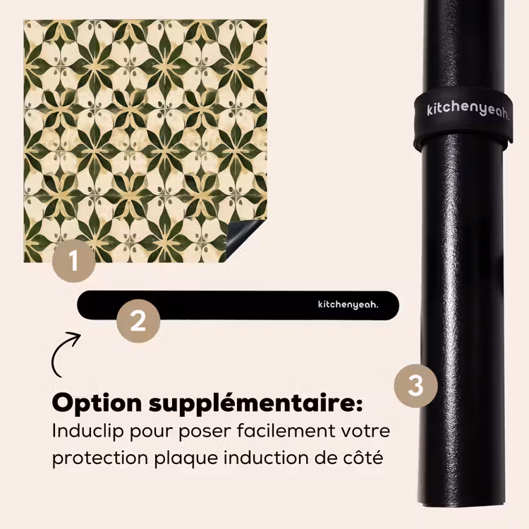 Protection plaque induction - Carrelage - Motif - Vert — 8