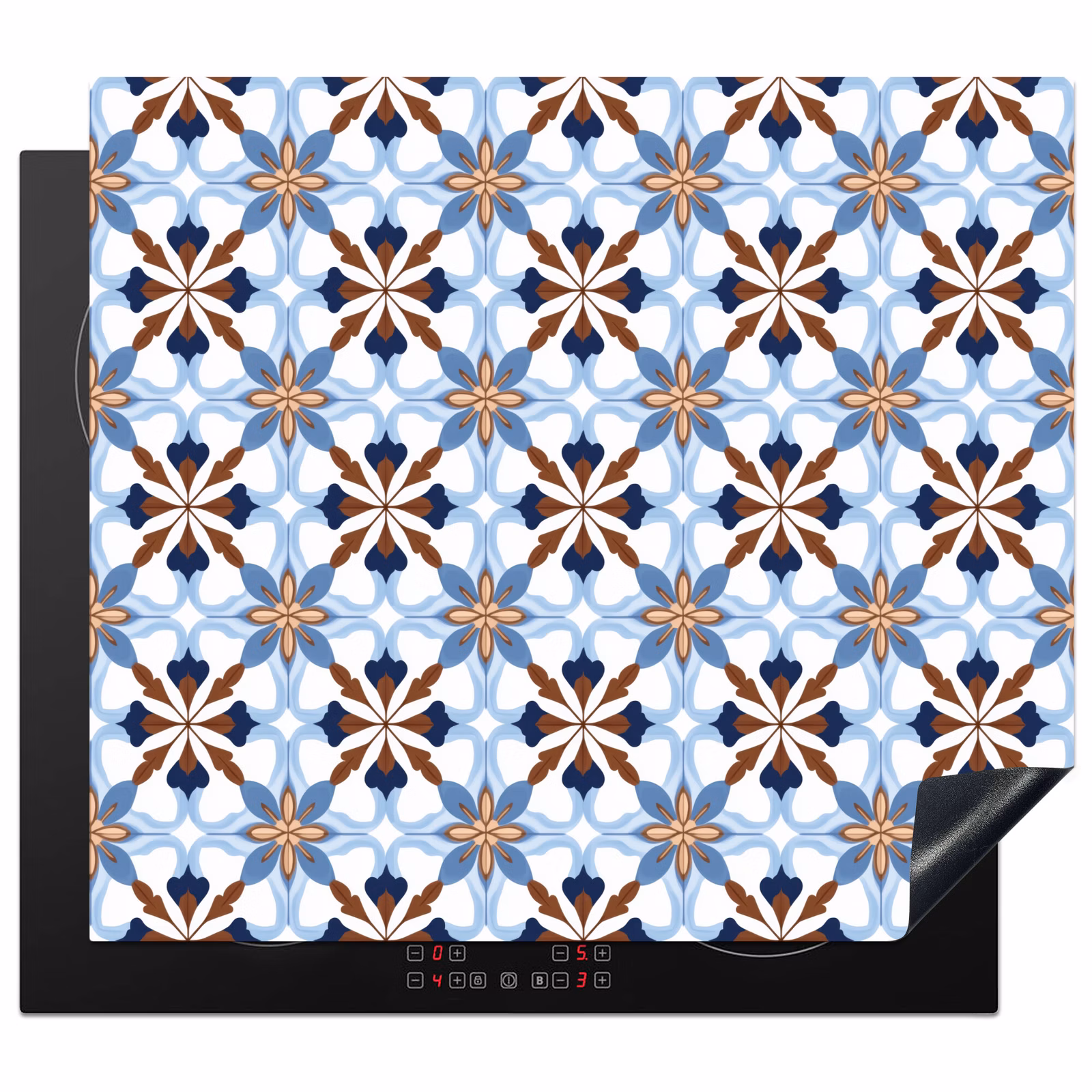 Protection plaque induction - Ornement - Carreau - Coloré — 1