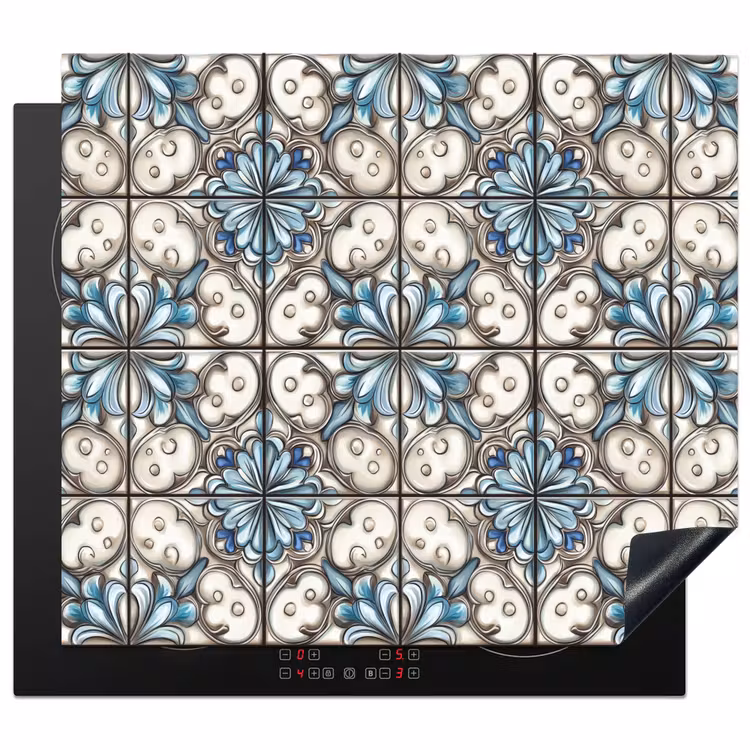 Protection plaque induction - Baroque - Tile - Coloré — 1