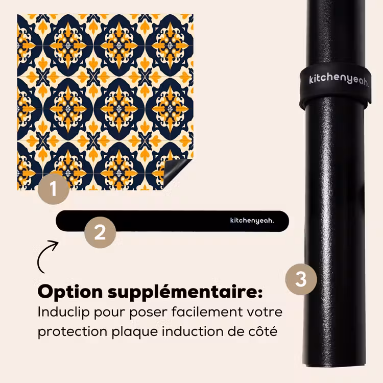 Protection plaque induction - Motif - Carrelage décoratif - Coloré — 8