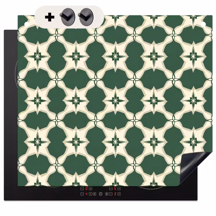 Protection à induction avec crochets - Carrelage - Classic - Vert — 3