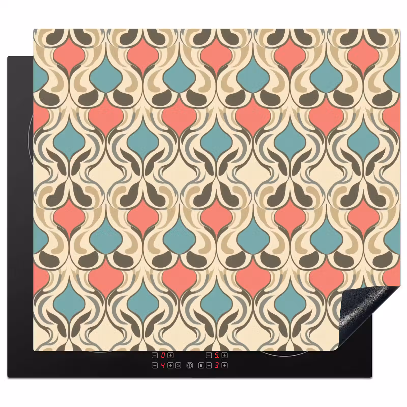 Protection plaque induction - Baroque - Rétro - Coloré — 1