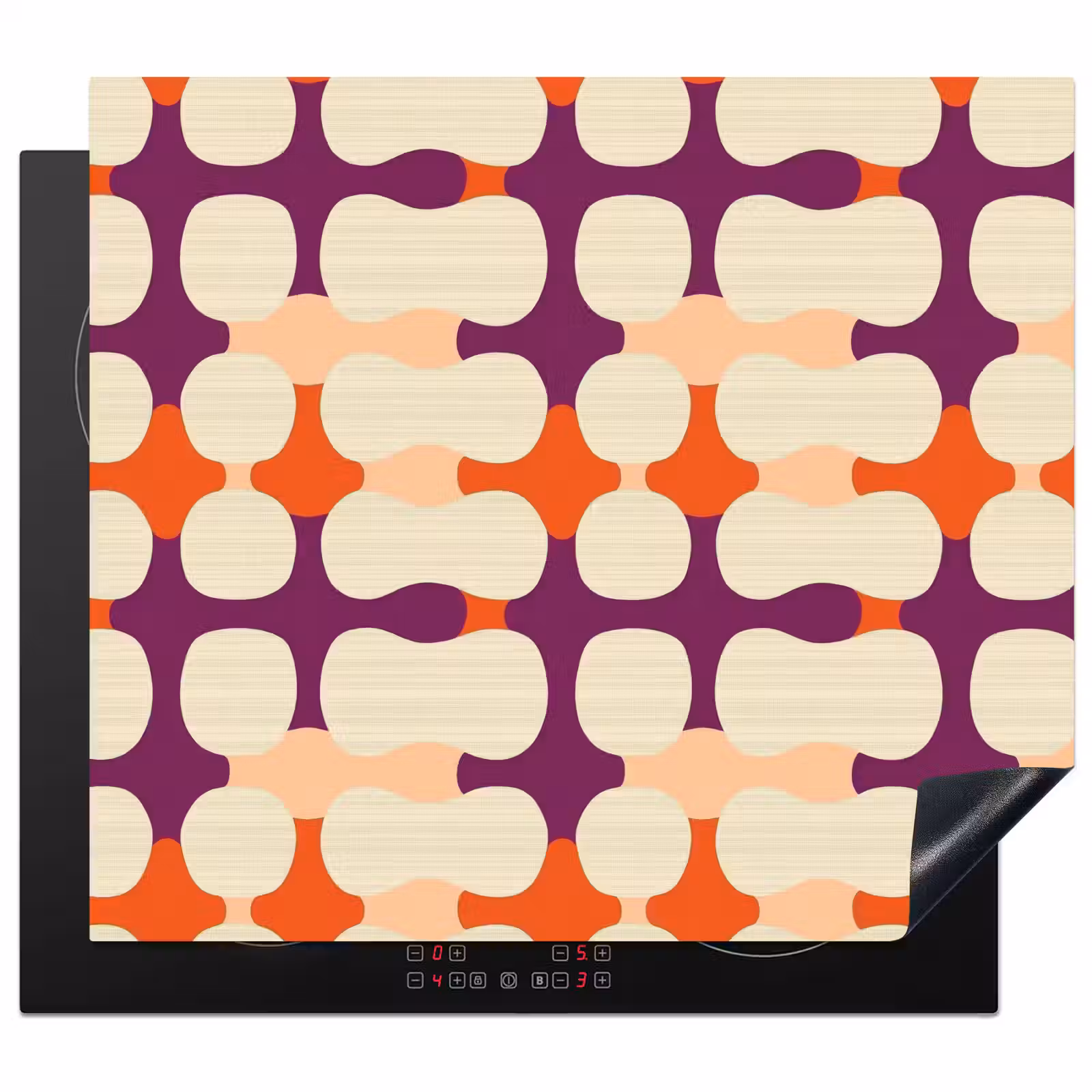Protection plaque induction - Moderne - à motifs - coloré — 1