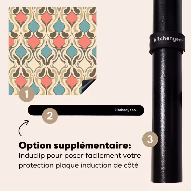 Protection plaque induction - Baroque - Rétro - Coloré — 8