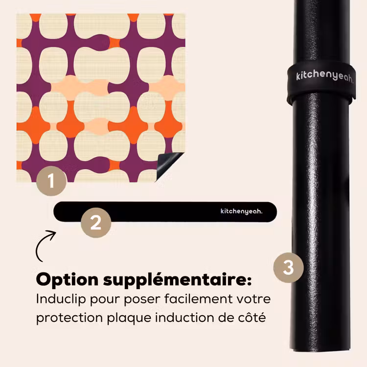 Protection plaque induction - Moderne - à motifs - coloré — 8