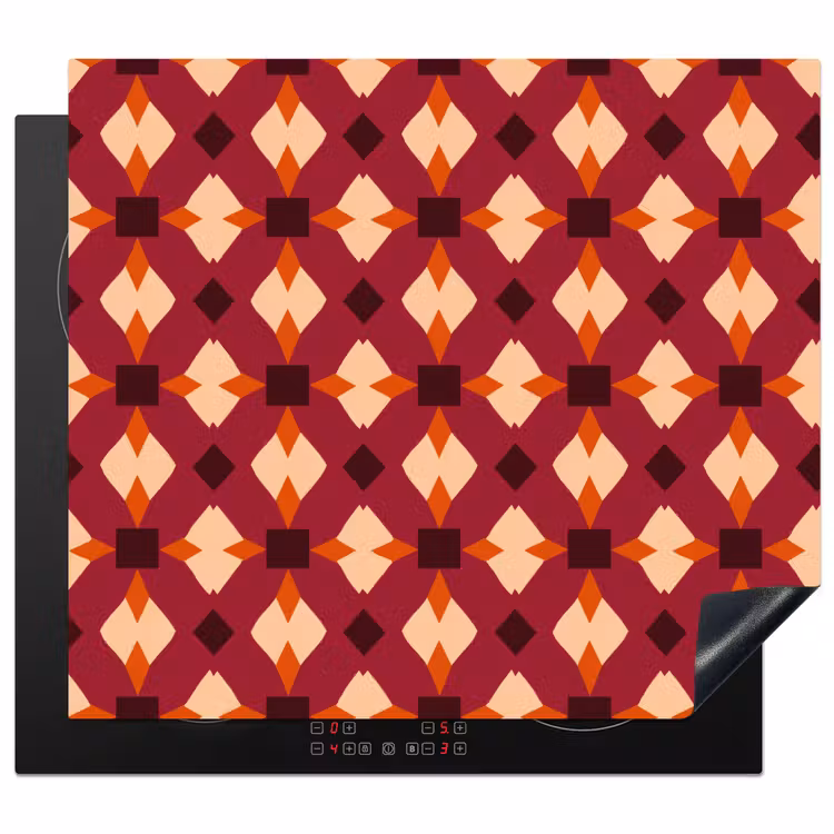 Protection plaque induction - Rétro - à motifs - coloré — 1