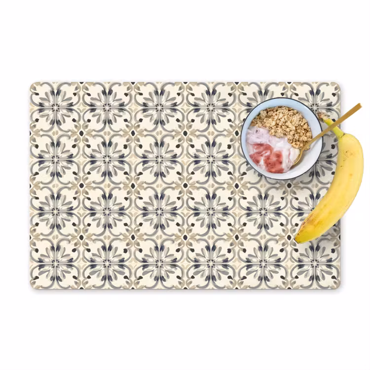 Set de table – 6 pièces - Floral - à motifs - coloré — 1