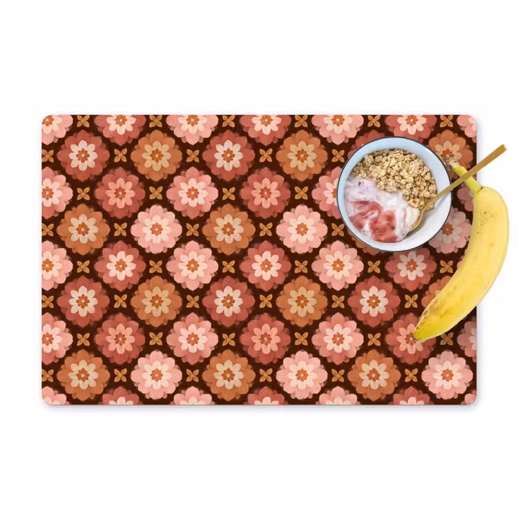 Set de table – 6 pièces - Géométrique - Floral - Coloré — 1