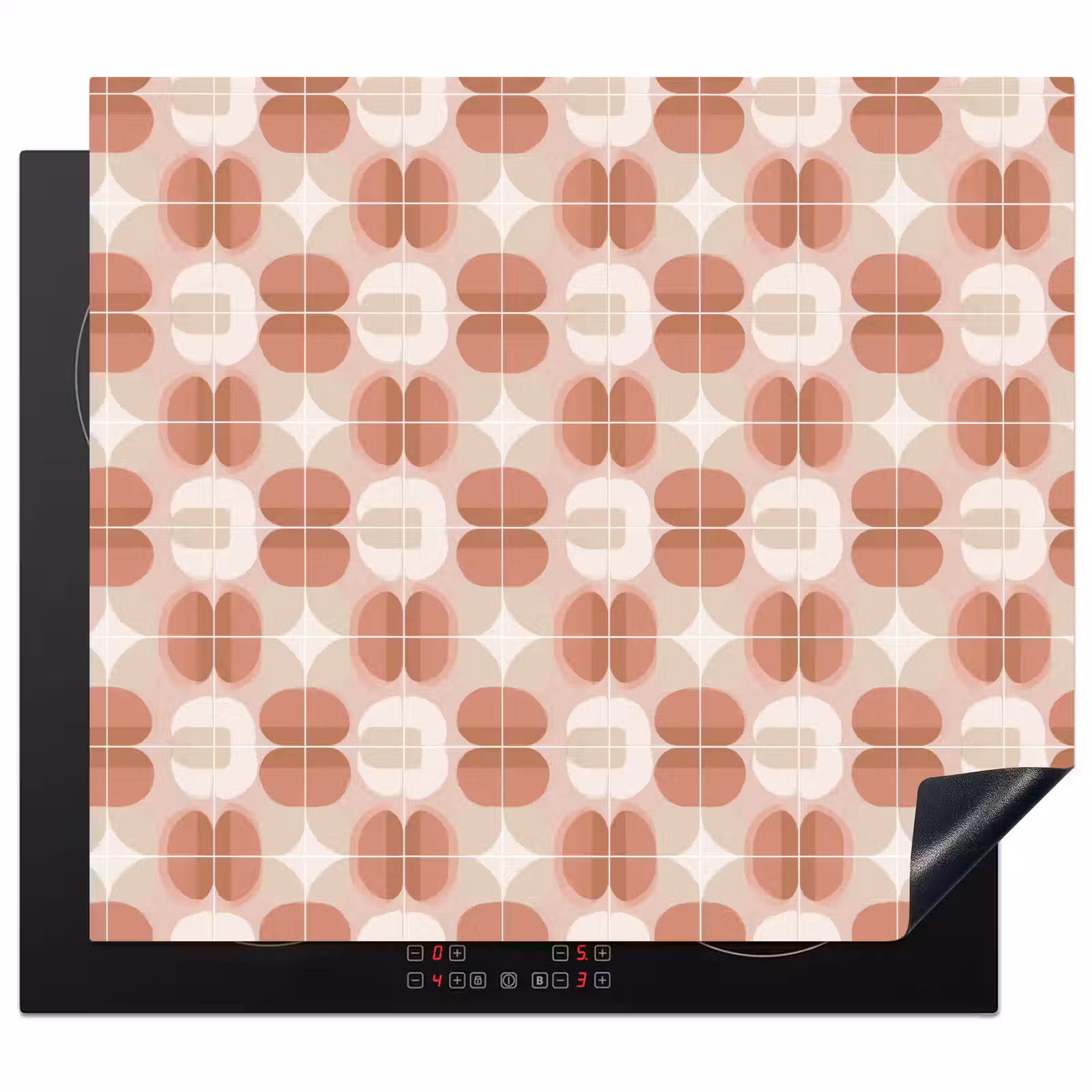 Protection plaque induction - Rétro - Classique - Rose — 1