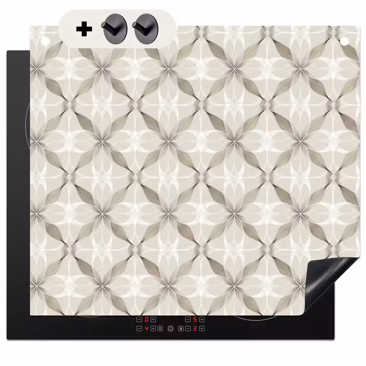 Protection à induction avec crochets - Graphique - Motif - Gris — 3