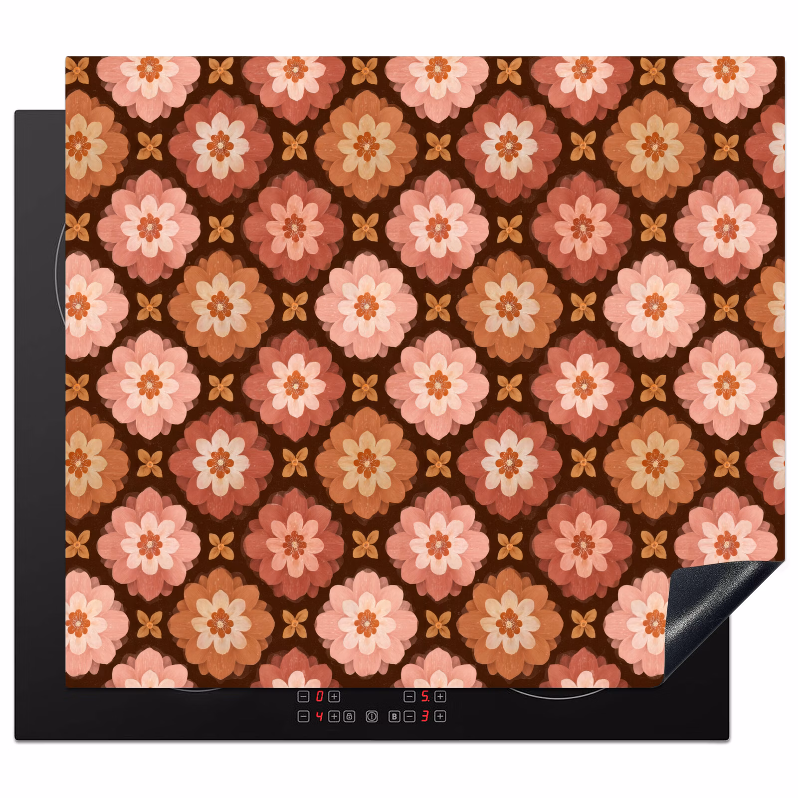 Protection plaque induction - Géométrique - Floral - Coloré — 1