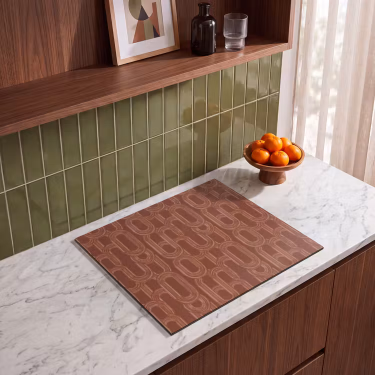 Protection plaque induction - Abstrait - Texture - Marron — 4