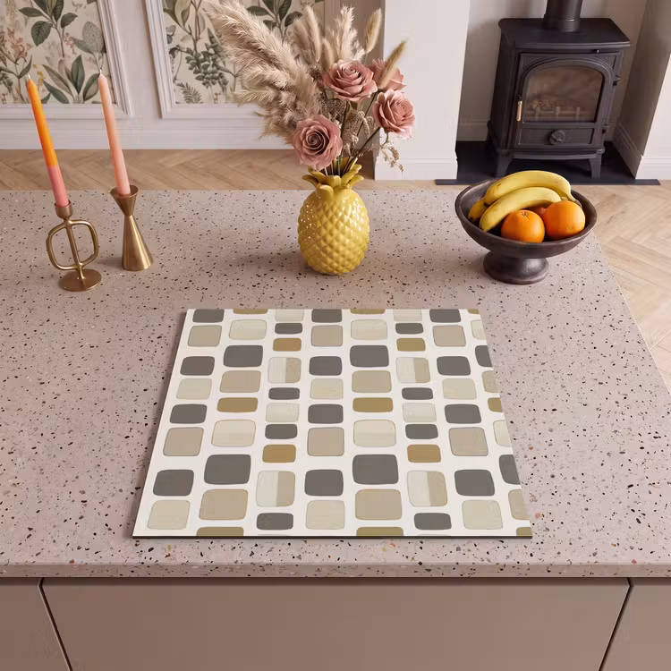 Protection plaque induction - Blocs - Vintage - Gris — 3