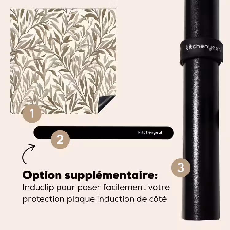 Protection plaque induction - Branches - Botanique - Taupe — 8