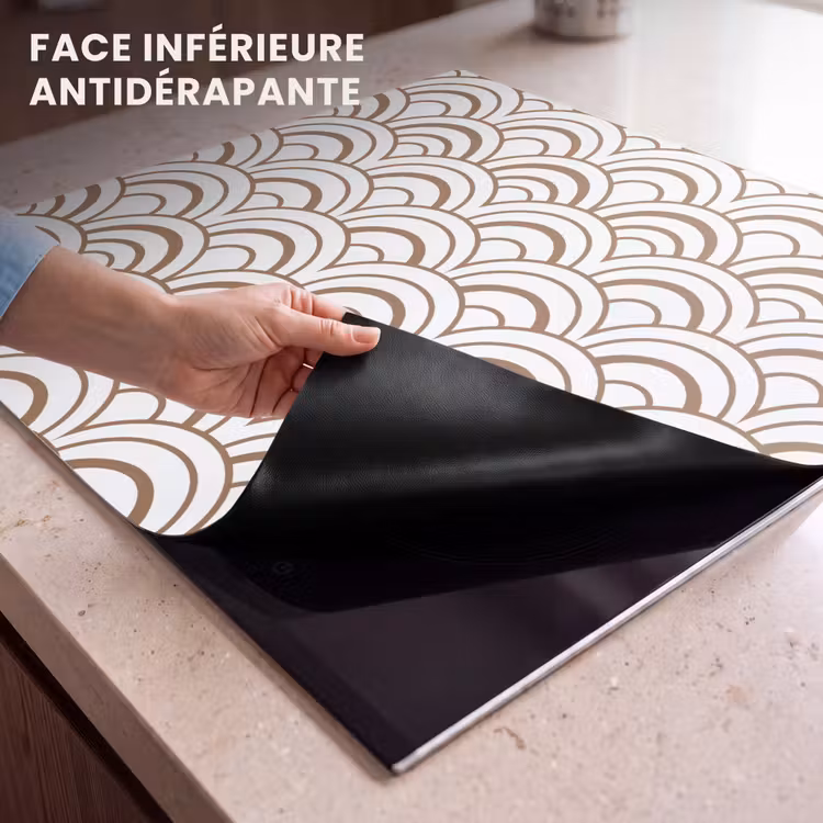 Protection plaque induction - Classique - Motif - Terracotta — 7