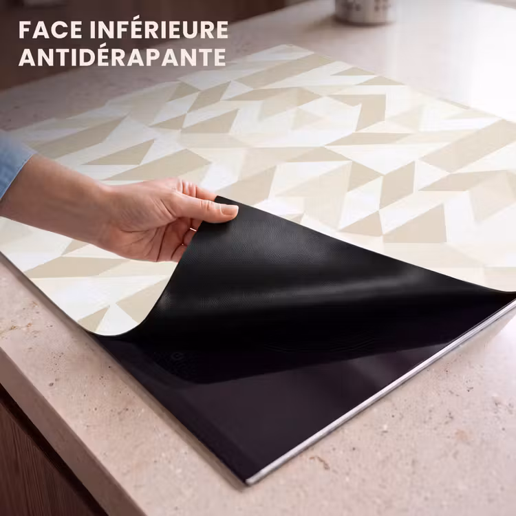 Protection plaque induction - Moderne - Abstrait - Beige — 7