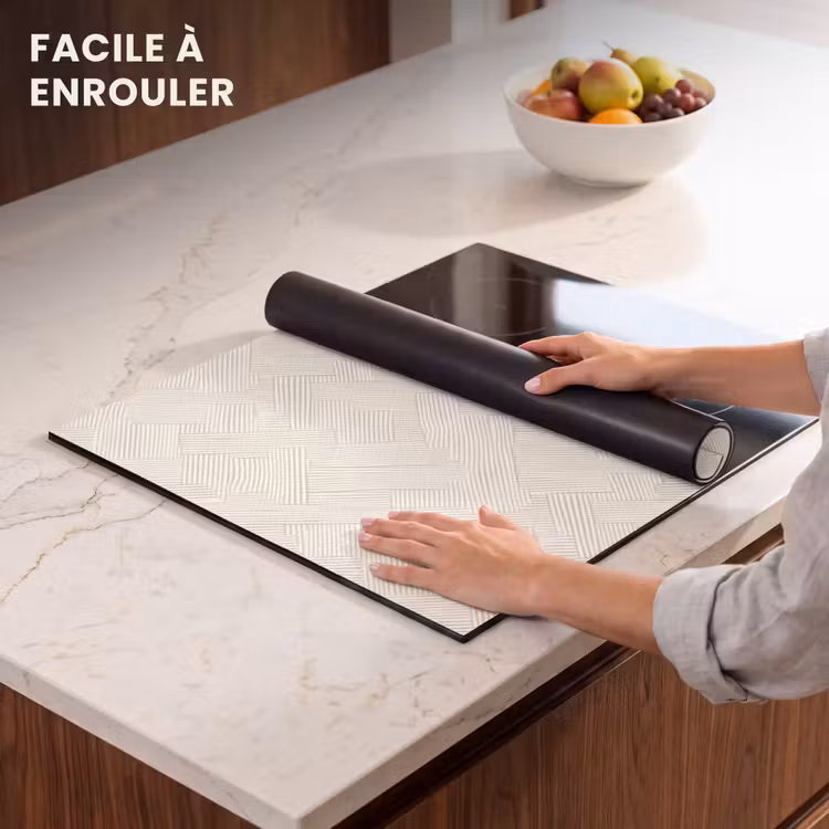 Protection plaque induction - Texture - Abstrait - Beige — 6