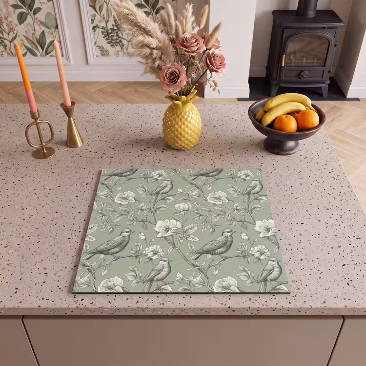 Protection plaque induction - Classique - Botanique - Vert — 3