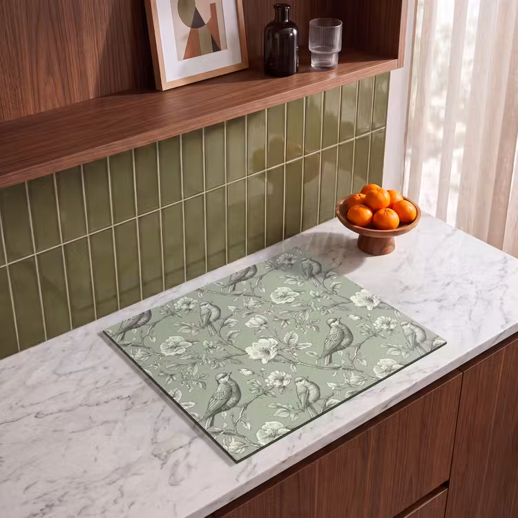 Protection plaque induction - Classique - Botanique - Vert — 4
