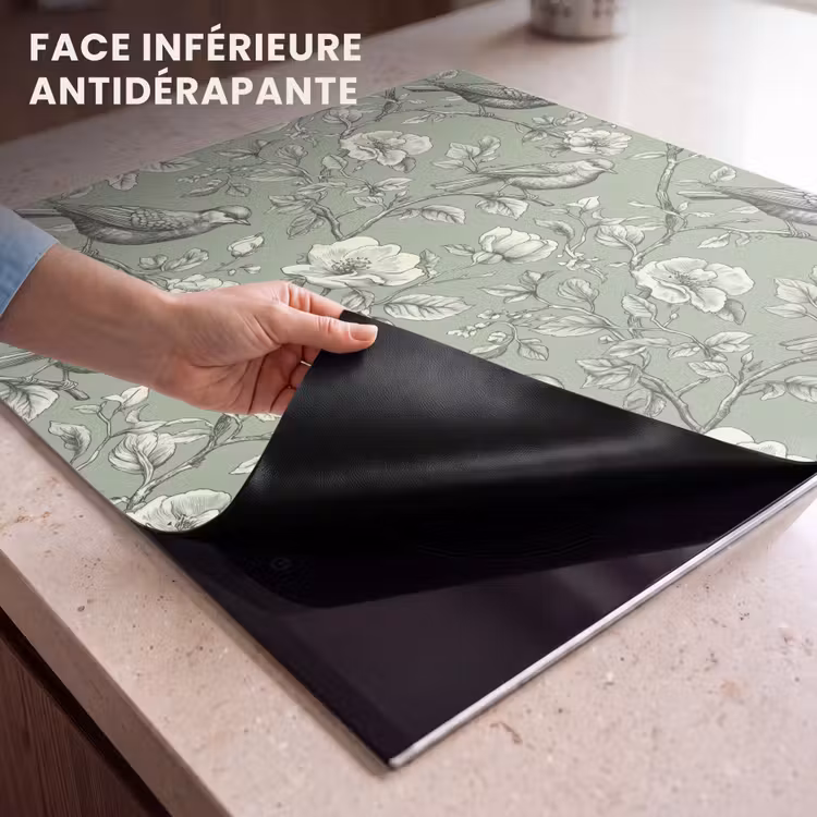 Protection plaque induction - Classique - Botanique - Vert — 7