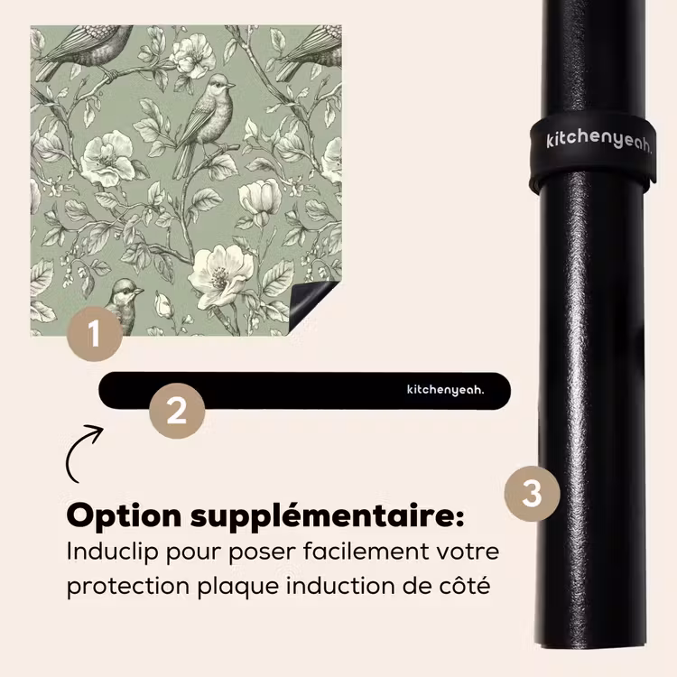 Protection plaque induction - Classique - Botanique - Vert — 8