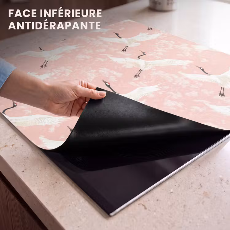 Protection plaque induction - Grue - Blossom - Rose — 7