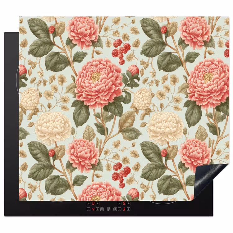 Protection plaque induction - Classique - Botanique - Multicolore — 1