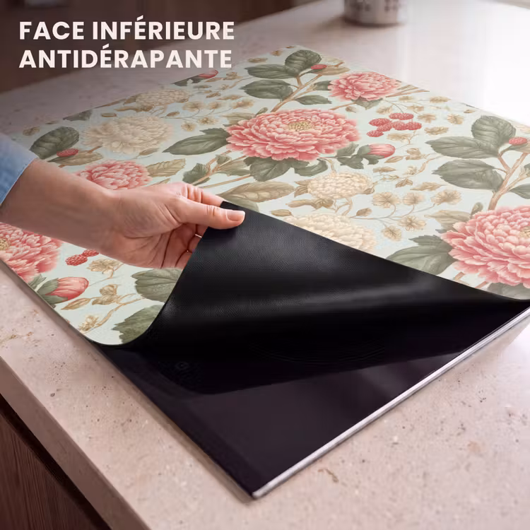 Protection plaque induction - Classique - Botanique - Multicolore — 7