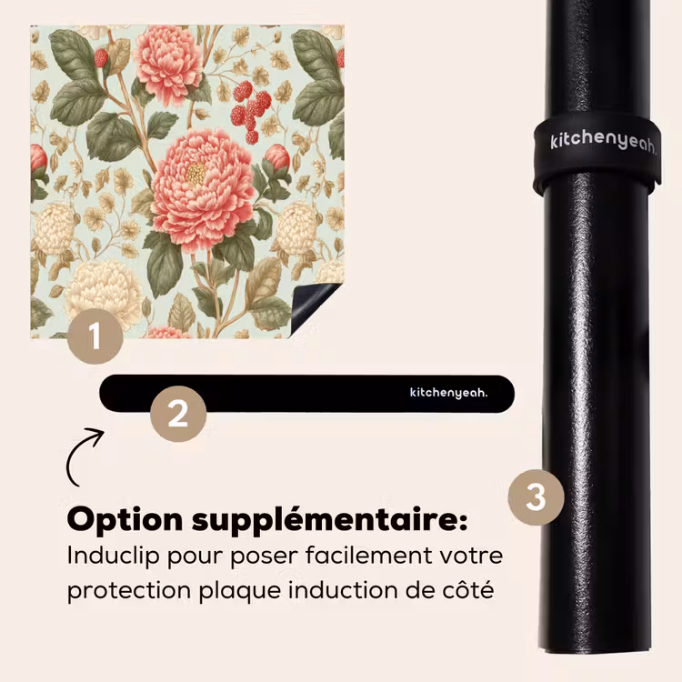 Protection plaque induction - Classique - Botanique - Multicolore — 8