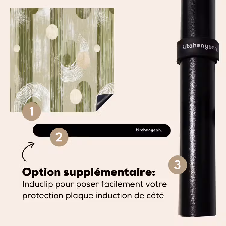 Protection plaque induction - Artistique - Moderne - Vert — 8
