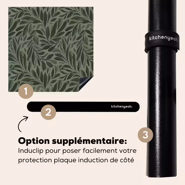 Protection plaque induction - Feuilles - Bio - Vertes — 8