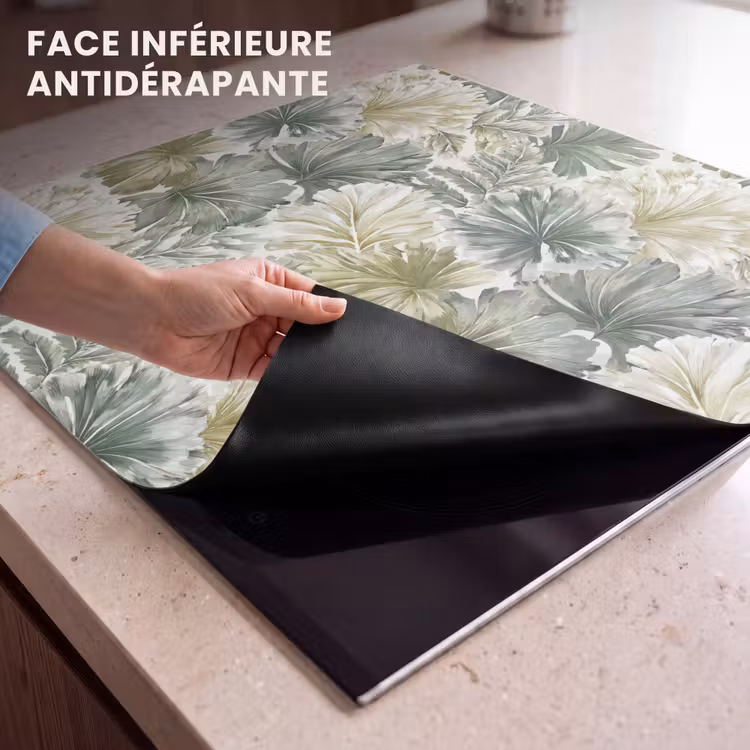 Protection plaque induction - Feuilles - Botanique - Vert — 7