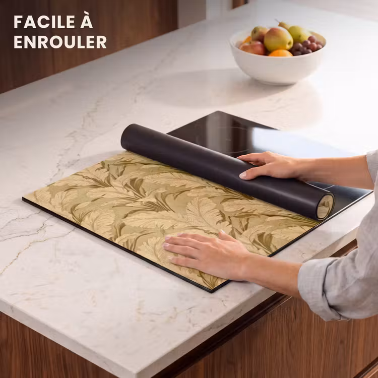 Protection plaque induction - Feuilles de palmier - Classic - Vert — 6