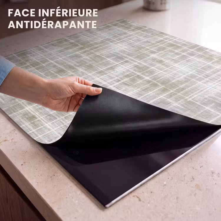 Protection plaque induction - Lin - Motif - Vert — 7