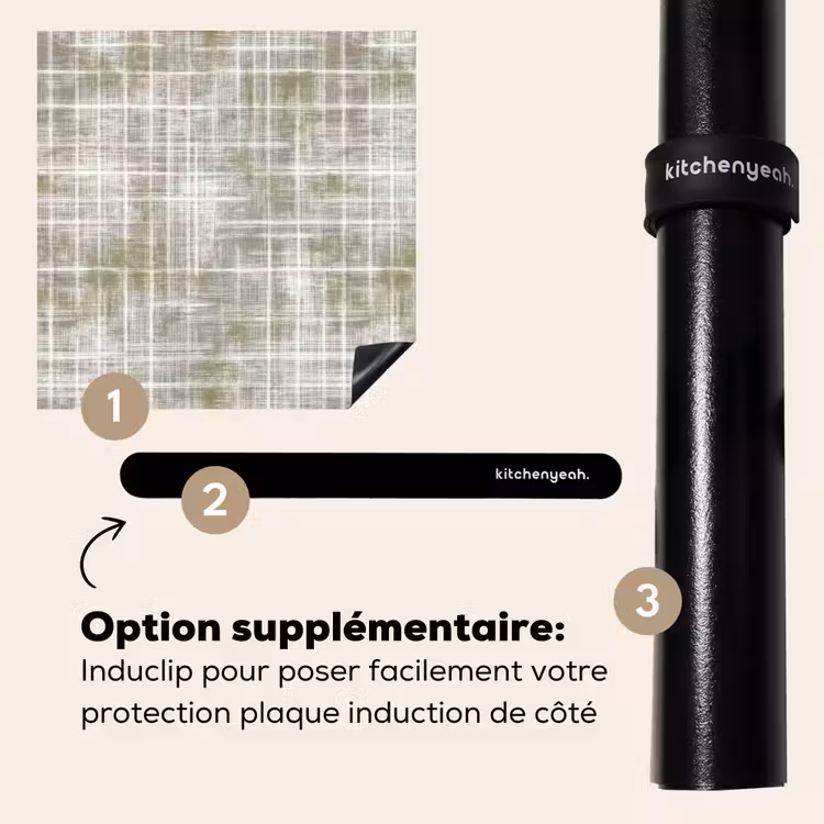 Protection plaque induction - Lin - Motif - Vert — 8