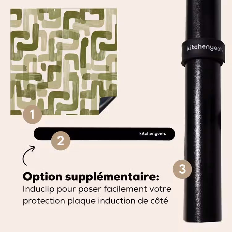 Protection plaque induction - Moderne - Graphique - Vert — 8