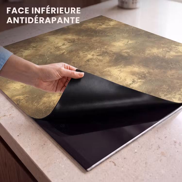 Protection plaque induction - Antique - aspect métallique - Or — 7