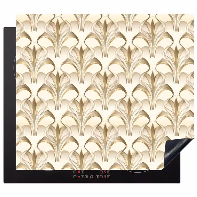 Protection plaque induction - Ornement - Baroque - Or — 1