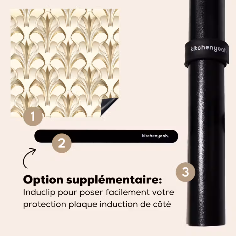 Protection plaque induction - Ornement - Baroque - Or — 8