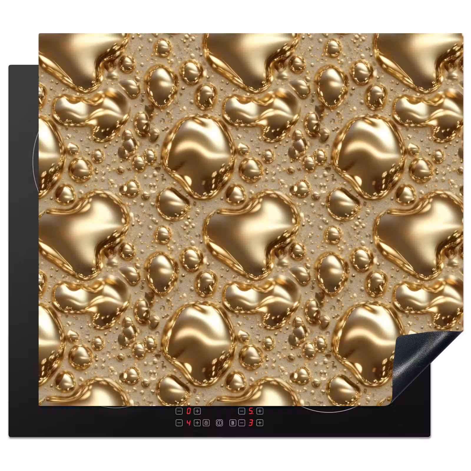 Protection plaque induction - Gouttelettes - Organic - Gold — 1