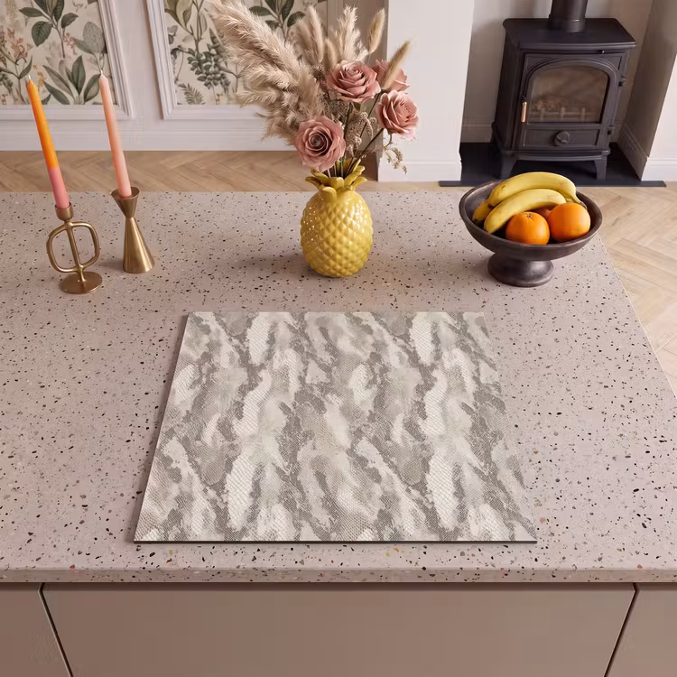 Protection plaque induction - Serpent - Motif - Taupe — 3