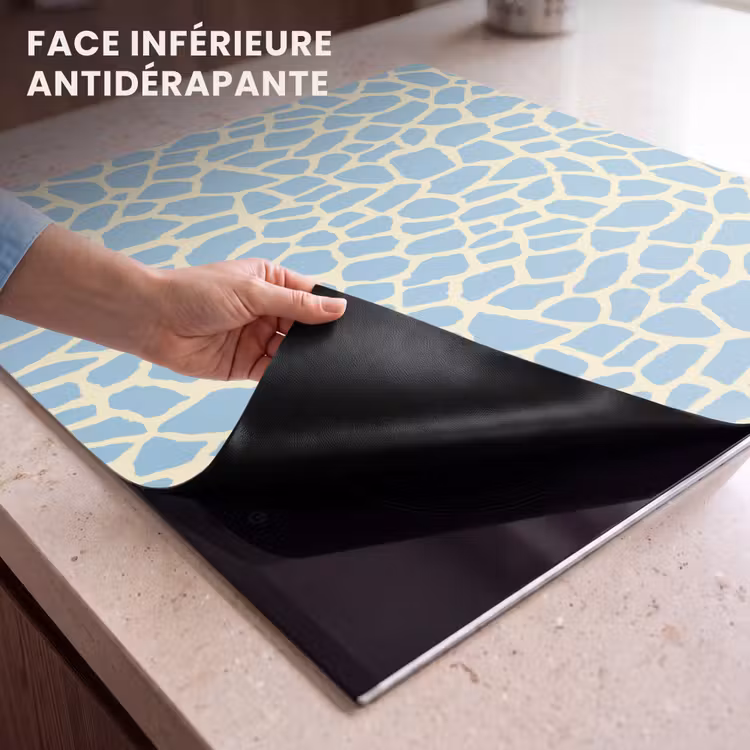 Protection plaque induction - Girafe - Moderne - Bleu — 7