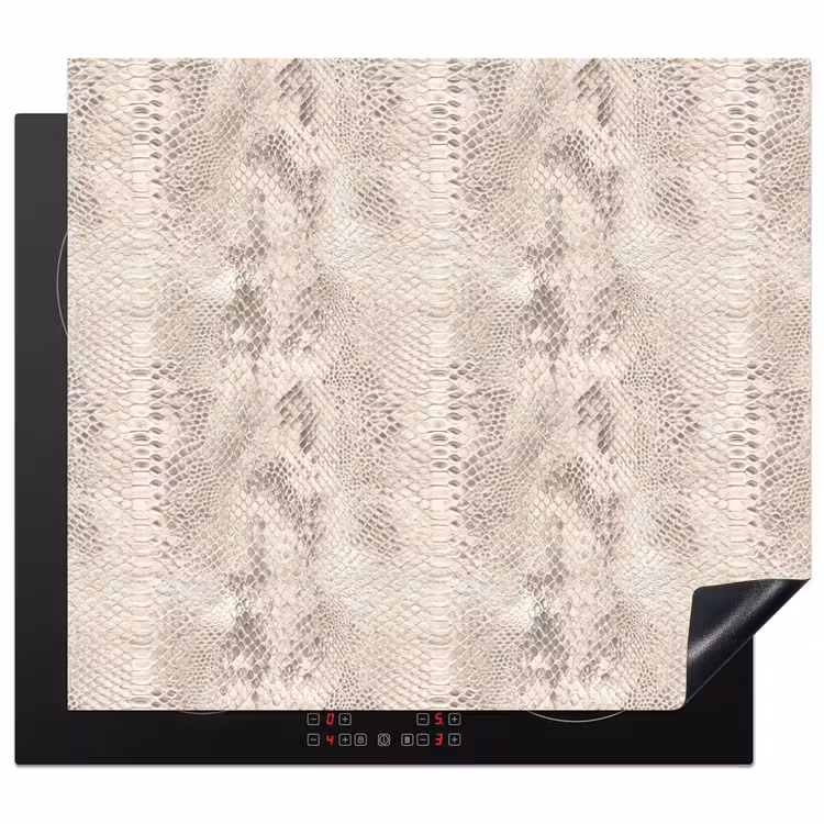 Protection plaque induction - Serpent - Motif - Beige — 1